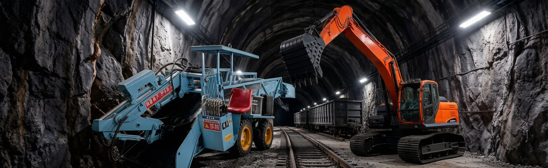 Scraper Loader for Tunnel Construction